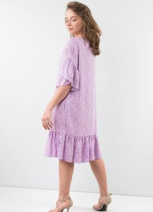 Жіноча літня сукня вільного крою4 фото