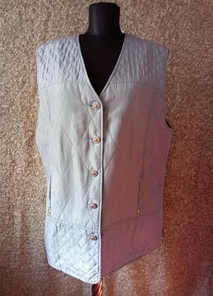 Шелковая жилетка