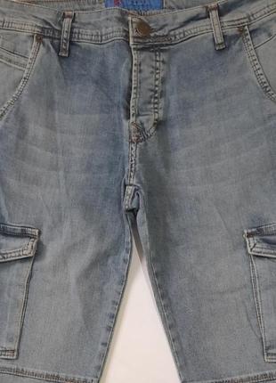 Чоловічі джинси карго з кишенями.2 фото
