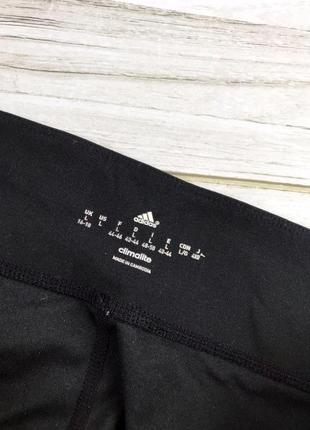 Спортивные лосины adidas climalite чёрные6 фото
