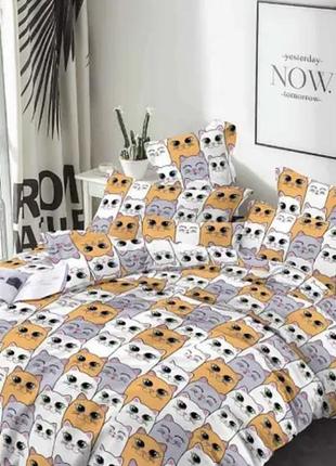 Детское постельное белье с простыней на резинке бязь