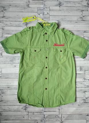 Рубашка тенниска зеленая  на мальчика s&d венгрия