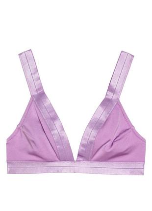 Купальный лиф бикини сиреневого цвета h&amp;m