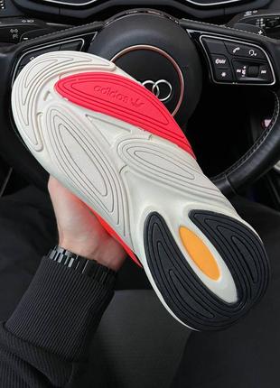 Мужские кроссовки adidas ozelia originals black orange4 фото