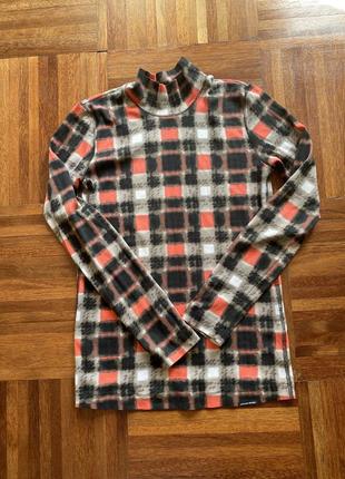 Лонгслів бавовняний гольф  в рубчік marc cain s/m німеччина 🇩🇪