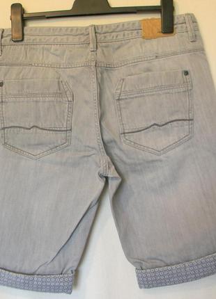 Муж.джинсовые шорты maddison р.l хлопок2 фото