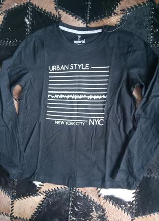 Новый фирм.лонгслив подростковый