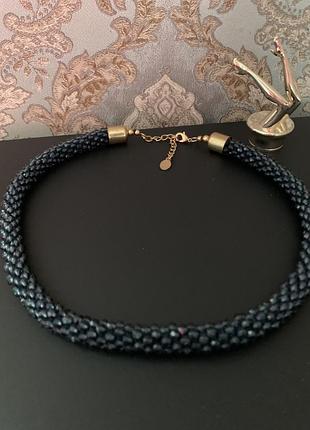 Колье чешский бисер. намисто