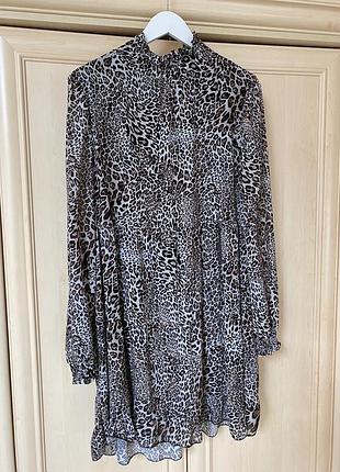 Платье с тигровым принтом
