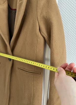 Демисезонное шерстяное пальто в мужском стиле zara. стильное пальто жакет zara woman s. шерстяное пальто zara xs7 фото