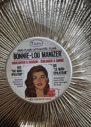 Thebalm bonnie-lou manizer highlighter &amp; shadow хайлайтер1 фото