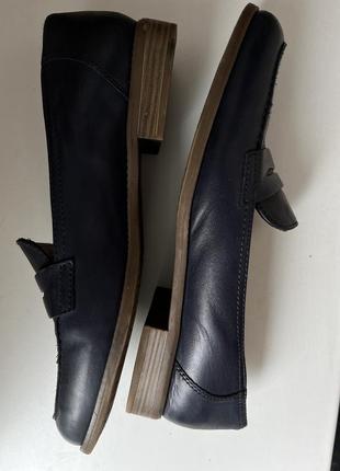 Tamaris женские кожаные туфли лоферы 26,5 см3 фото