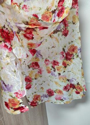Женский платок платок с цветами2 фото