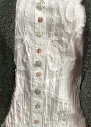 Блуза трикотажная со вставками6 фото