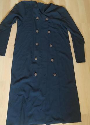 🕰️винтажное, стильное платье- халат  на пуговицах