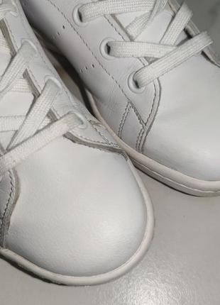 Дитячі білі кросівки кеди adidas stan smith 33-33,5 (21,5см)3 фото