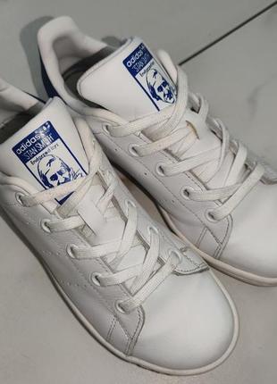 Дитячі білі кросівки кеди adidas stan smith 33-33,5 (21,5см)2 фото