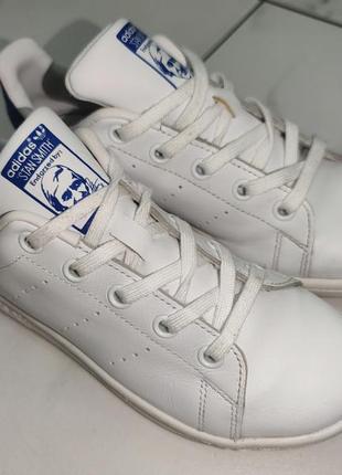 Дитячі білі кросівки кеди adidas stan smith 33-33,5 (21,5см)