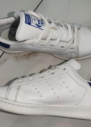 Дитячі білі кросівки кеди adidas stan smith 33-33,5 (21,5см)7 фото