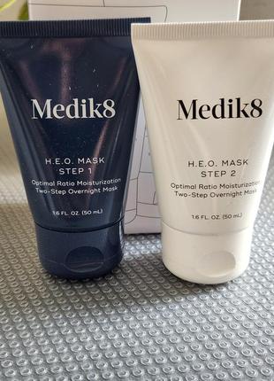 Medik8 h.e.o. mask 2x50ml 2-етапна нічна маска для оптимального зволоження