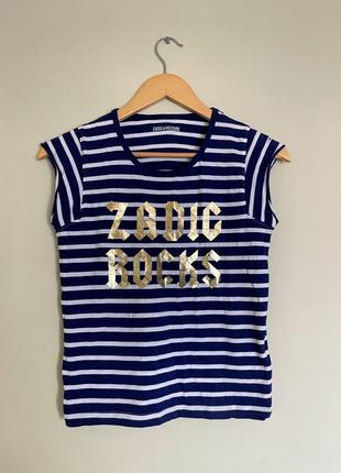 Майка в полоску zadig & voltaire р.s в смужку оригінал