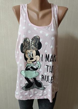 Майка minnie mouse&nbsp;

. прикольная майка. майка большого размера minnie mouse
