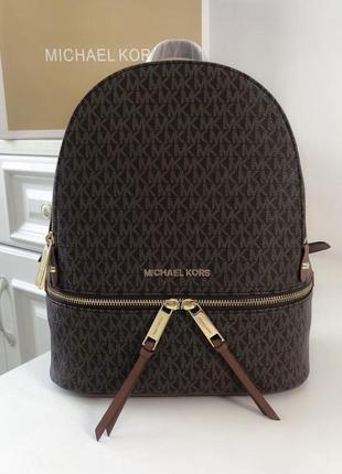 Женский рюкзак michael kors rhea zip m lux
