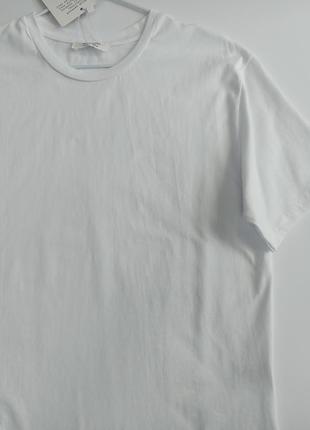 Белая базовая однотонная футболка2 фото