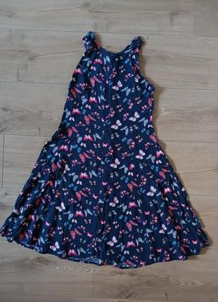 Літня легка сукня для дівчинки/ платтячко 👗 з метеликами