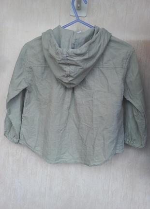 Рубашка из микровельвета oversize с капюшоном2 фото