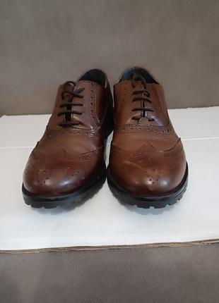 Кожаные туфли окфорды marinaseval италия
