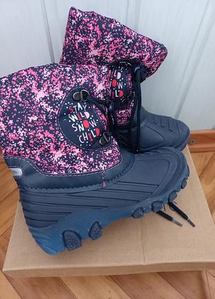 Сноубутсы, утепленные сапоги с галошью