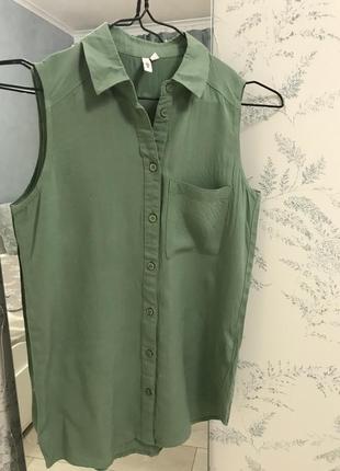 Рубашка безрукавка хаки