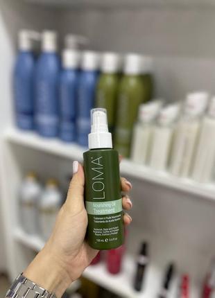 Питательное масло для волос loma nourishing oil treatment 100мл