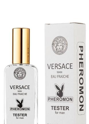 Чоловічий міні парфуми versace man eau fraiche (версаче мен еу фреш), з феромонами 65 мл
