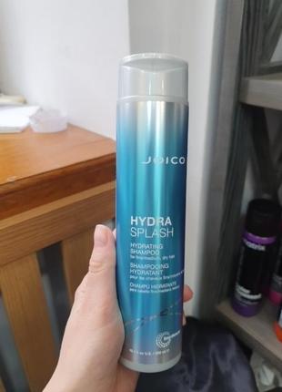 Професійний шампунь зволожуючий для тонкого волосся hydrasplash hydrating shampoo joico