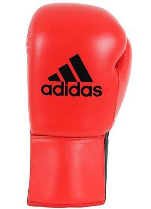 Боксерские перчатки adidas kombat boxing glove тренировочные кожанные перчатки 8 oz3 фото