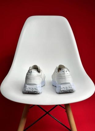🔆🔅 adidas sneakers boost white  белые eva пена выступающая пятка подошва3 фото