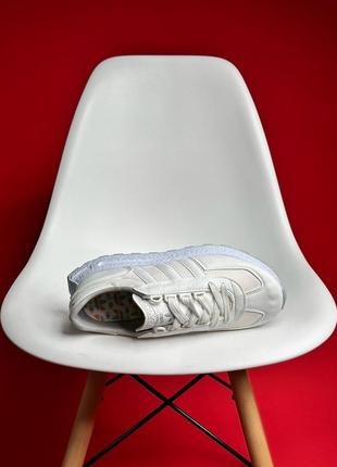 🔆🔅 adidas sneakers boost white  белые eva пена выступающая пятка подошва10 фото