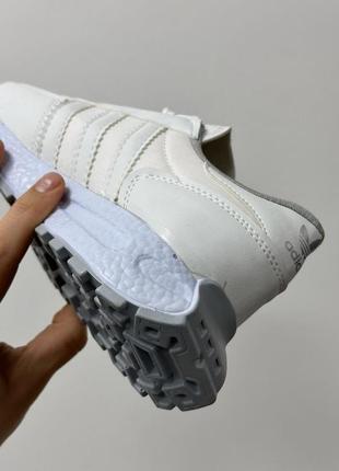 🔆🔅 adidas sneakers boost white  белые eva пена выступающая пятка подошва5 фото