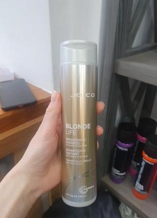 Професійний шампунь для збереження яскравого блонду blonde life shampoo joico 300 мл