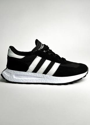 🔆🔅 adidas sneakers boost black white чорно белые eva пена выступающая пятка подошва2 фото
