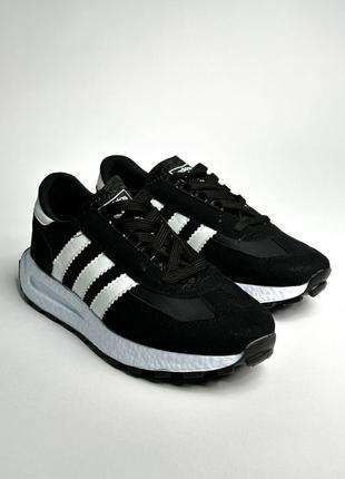 🔆🔅 adidas sneakers boost black white чорно белые eva пена выступающая пятка подошва5 фото
