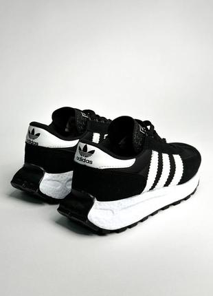 🔆🔅 adidas sneakers boost black white чорно белые eva пена выступающая пятка подошва3 фото