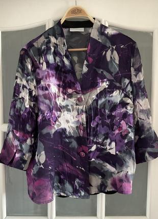 Шёлковый блузон блуза шелк