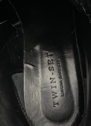 Ботинки ботинки дизайнерские twin-set simona barbieri 41 имталия 🇮🇹4 фото