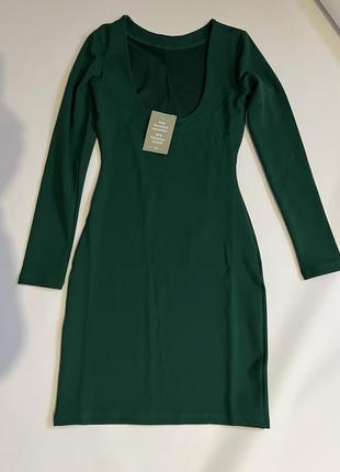 Святкова зелена сукня, смарагдове плаття hm3 фото