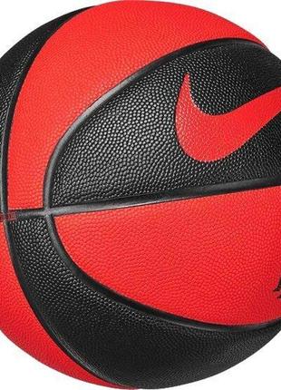 М'яч баскетбольний nike crossover 8p k irving р. 7 black/chile red/black/chile red (n.100.3037.074.07)2 фото