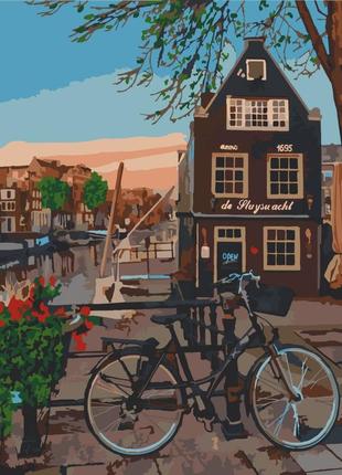 Картина по номерам місто 40 х 50 см art craft 10580-ac кафе в амстердамі melmil