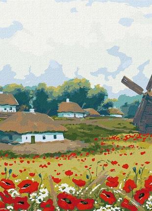 Картина по номерам лето на хуторе ©ярослав чижевский 40 х 50 см ідейка kho6302 melmil